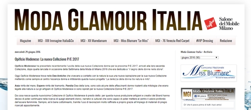 Opimo su Moda Glamour Italia
