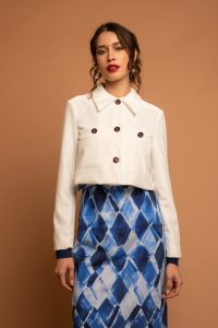 nice jacket shiny velvet velluto cropped corta giacca