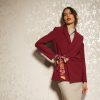 nimes giacca jacket bordeaux merlot burgundy colour FW24