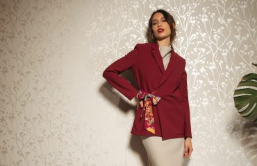 nimes giacca jacket bordeaux merlot burgundy colour FW24